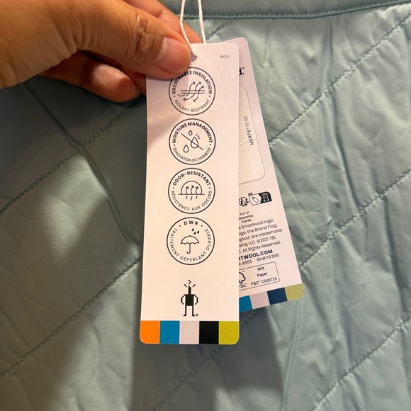 Smartwool Smartloft Pull-On Skirt Womens Medium Winter Sky never worn - Picture 6 of 12